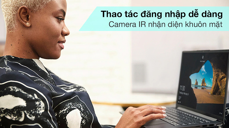 Bảo mật tốt với tính năng mở khóa bằng khuôn mặt 